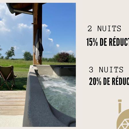 Dome Insolite Cedre Jacuzzi Et Petits Dejeuners Inclus Lagraulet-du-Gers Eksteriør billede