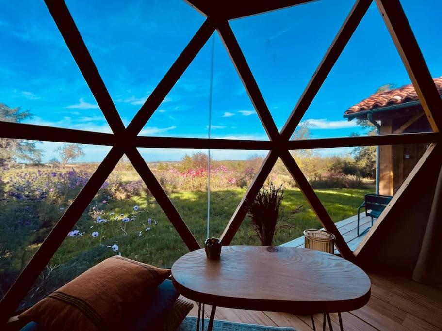 Dome Insolite Cedre Jacuzzi Et Petits Dejeuners Inclus Lagraulet-du-Gers Eksteriør billede