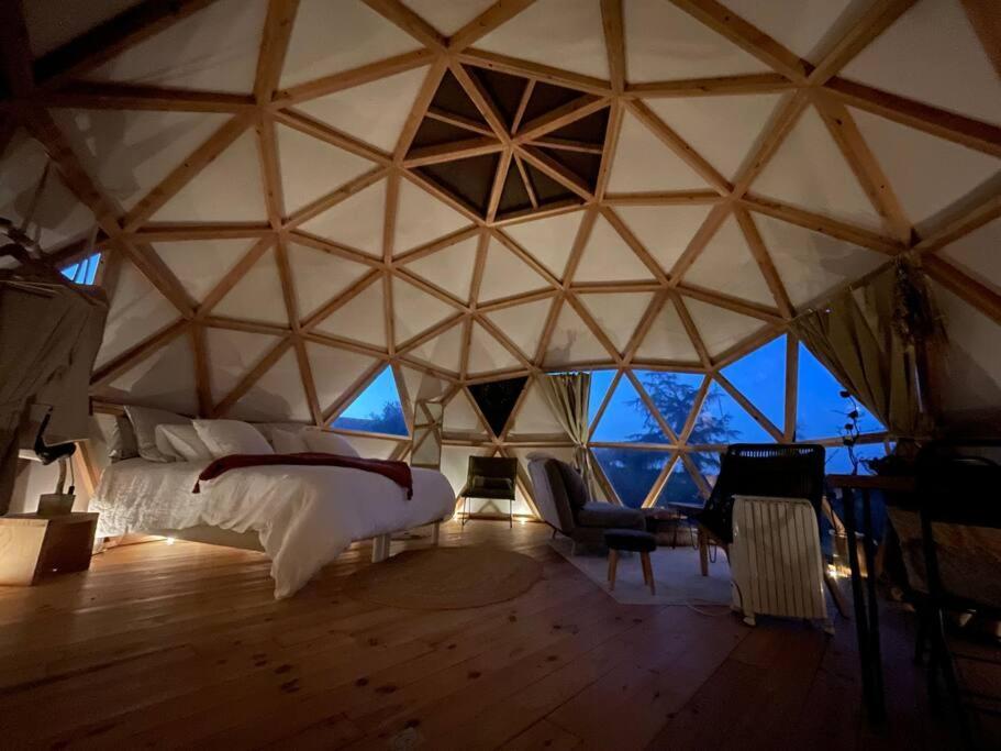 Dome Insolite Cedre Jacuzzi Et Petits Dejeuners Inclus Lagraulet-du-Gers Eksteriør billede