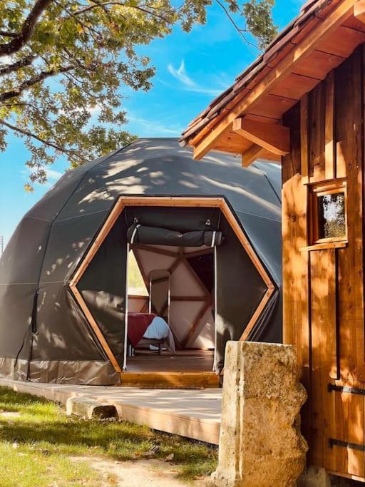 Dome Insolite Cedre Jacuzzi Et Petits Dejeuners Inclus Lagraulet-du-Gers Eksteriør billede