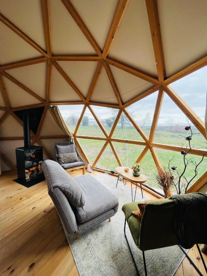Dome Insolite Cedre Jacuzzi Et Petits Dejeuners Inclus Lagraulet-du-Gers Eksteriør billede