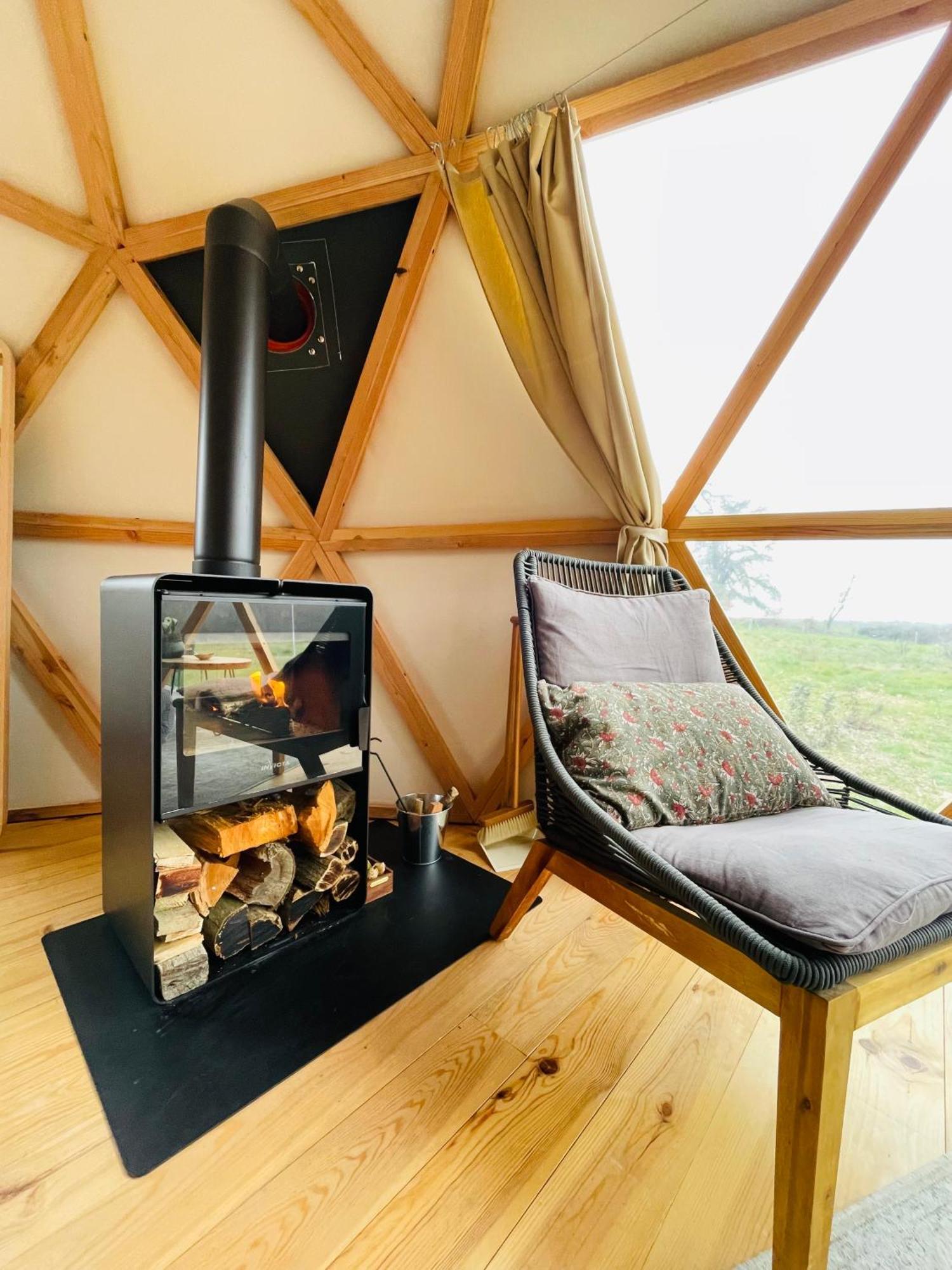 Dome Insolite Cedre Jacuzzi Et Petits Dejeuners Inclus Lagraulet-du-Gers Eksteriør billede